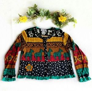 KEY LIME PIE • Vintage blouse